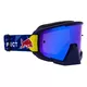 Motokrosové brýle RedBull Spect Whip, modré matné, plexi modré zrcadlové