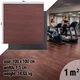 Zátěžová podložka inSPORTline Luxteko Flat 100x100x1,5 cm - 2.jakost - dřevo