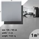 Zátěžová podložka inSPORTline Luxteko Flat 100x100x1,5 cm - 2.jakost