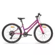 Odlehčené juniorské dívčí kolo Galaxy Ruby 24" 9.0 • 138-148 cm • 12,7 kg - stříbrná