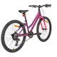 Odlehčené juniorské dívčí kolo Galaxy Ruby 24" 9.0 • 138-148 cm • 12,7 kg - stříbrná