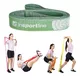 Posilovací guma inSPORTline Rand Light 208x3,3 cm / 5 kg - zelená - zelená
