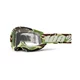 Motokrosové brýle 100% Strata 2 New - Blue, čiré plexi - War camo, čiré plexi