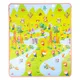 Rolovatelná dětská podložka inSPORTline Lhotino 150x180x1,5 cm - Puzzle/Moře