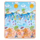 Rolovatelná dětská podložka inSPORTline Lhotino 150x180x1,5 cm - Puzzle/Moře