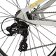 Odlehčené juniorské kolo Kross Dust JR 1.0 24" Gen 006 • 130-150 cm • 12,7 kg - šedá/černá/lesk